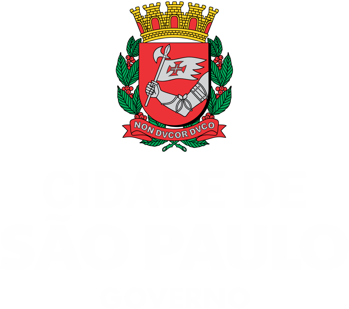 LOGOTIPO PREFEITURA HORIZONTAL FUNDO ESCURO